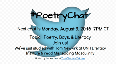 Poetry Chat August 3