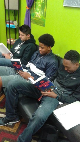 boys reading