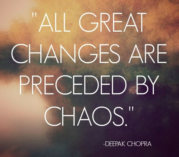Chopra chaos quote
