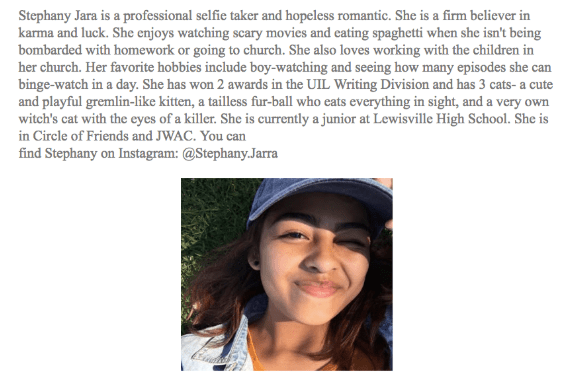 Stephany author bio