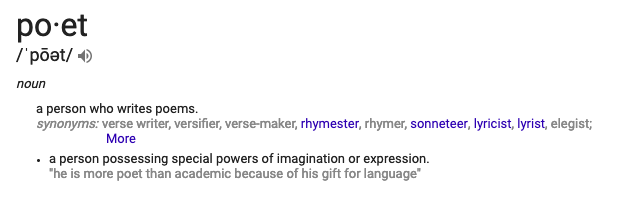 poet