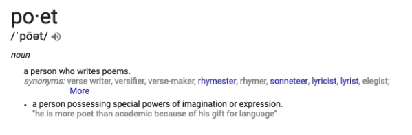 poet